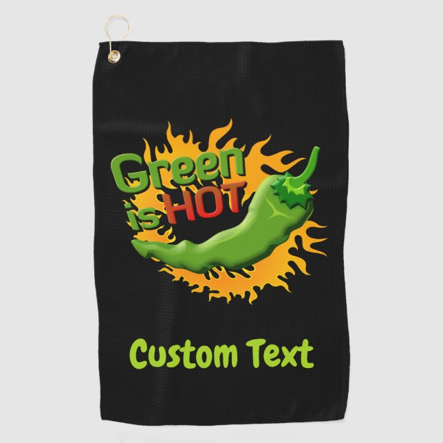 Serviette De Golf Green is HOT (Devant)