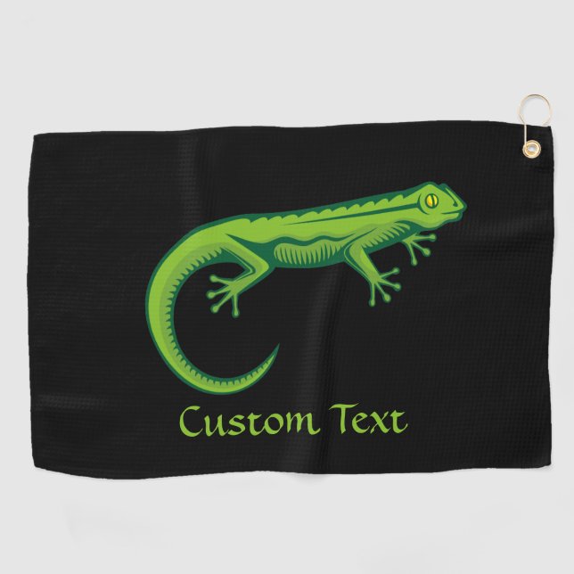 Serviette de golf Green Lizard (Horizontal)