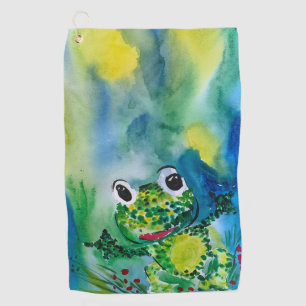 Serviette De Golf Grenouille