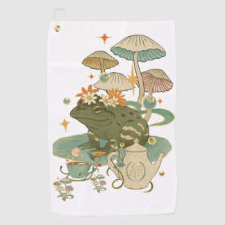 Serviette De Golf Grenouille