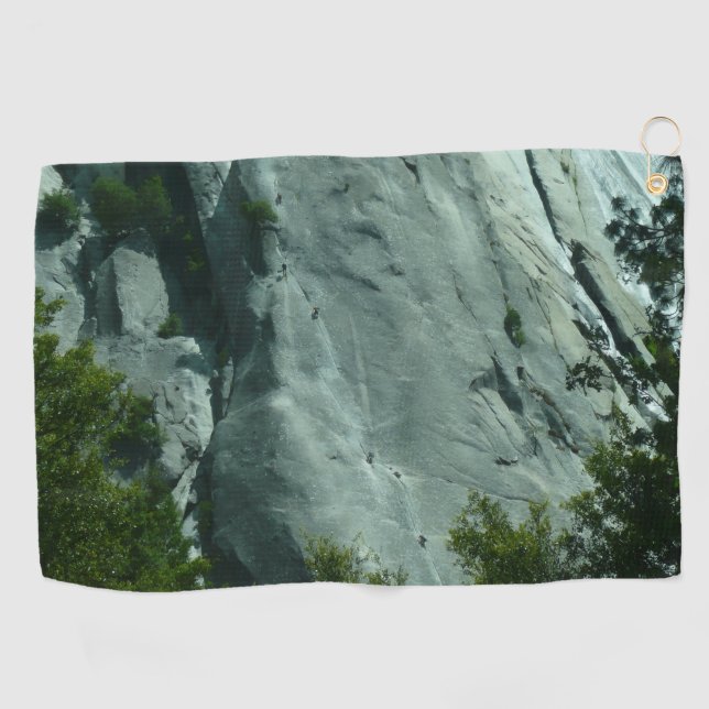 Serviette De Golf Grimpeurs sur El Capitan (Horizontal)