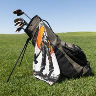 Serviette De Golf guerrier barbare médiéval imaginaire hummer force