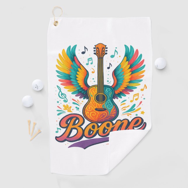 Serviette De Golf Guitare Boone (En situation)