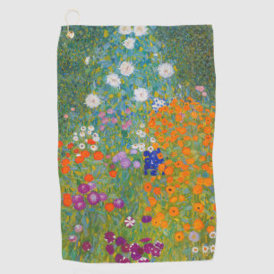 Serviette De Golf Gustav Klimt - Jardin des fleurs