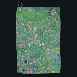 Serviette De Golf Gustav Klimt - Paysage du jardin italien<br><div class="desc">Jardin italien / Paysage horticole italien - Gustav Klimt,  Huile sur toile,  1913</div>