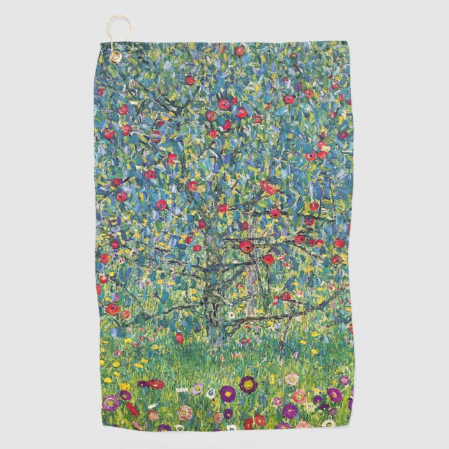Serviette De Golf Gustav Klimt - Pommier (Devant)