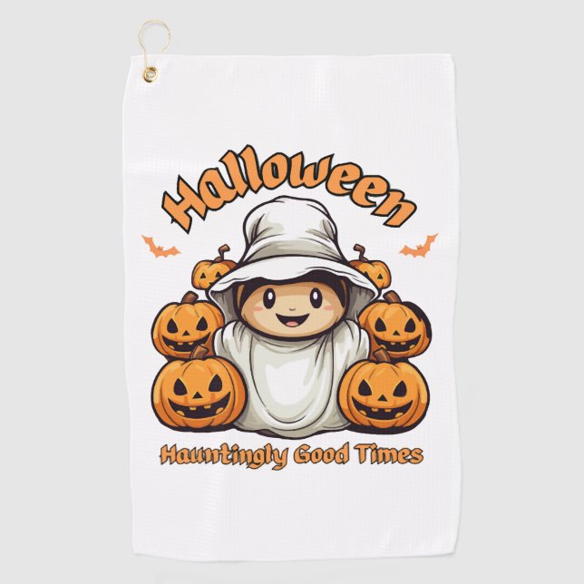 Serviette De Golf Halloween (Devant)