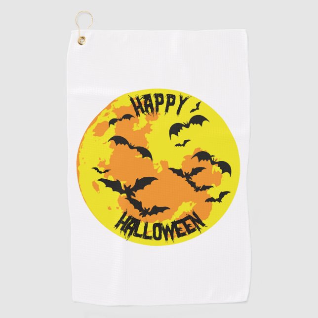 Serviette De Golf halloween 2024drôle halloween (Devant)