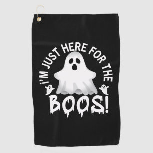 Serviette De Golf Halloween je suis juste là pour les boos d'anniver