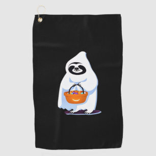 Serviette De Golf Halloween Slothful Design, voici mon costum humain