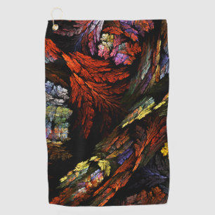 Serviette De Golf Harmonie des couleurs Art Abstrait
