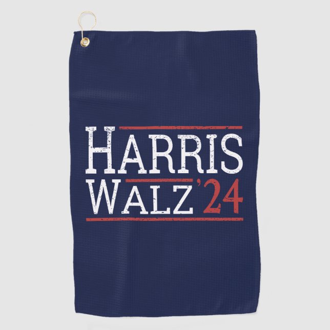Serviette De Golf Harris Walz Election 2024 I (Devant)