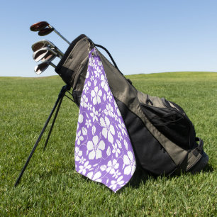 SERVIETTE DE GOLF HAWAIIAN HULA (HIBISCUS) LUMIÈRE PURPLE