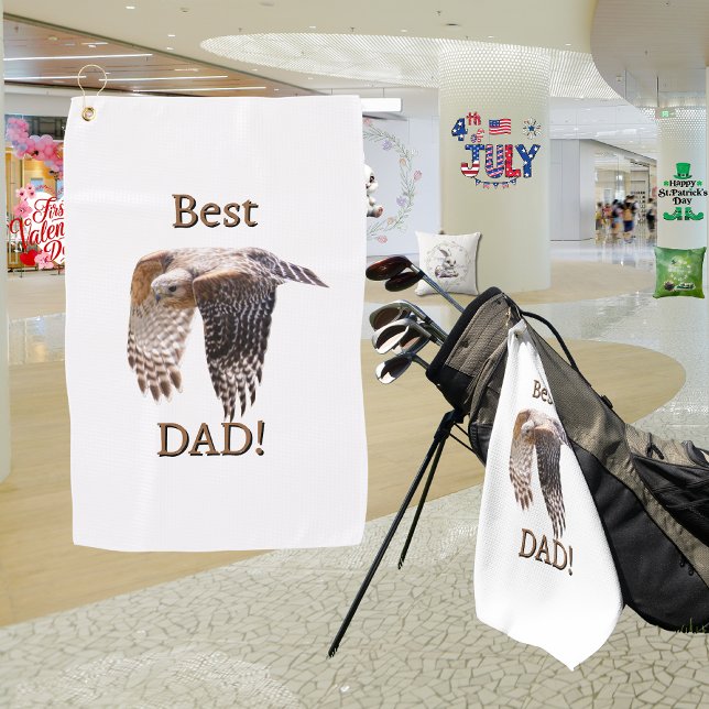 Serviette De Golf Hawk "Meilleur Papa" pour la fête des pères (Créateur téléchargé)