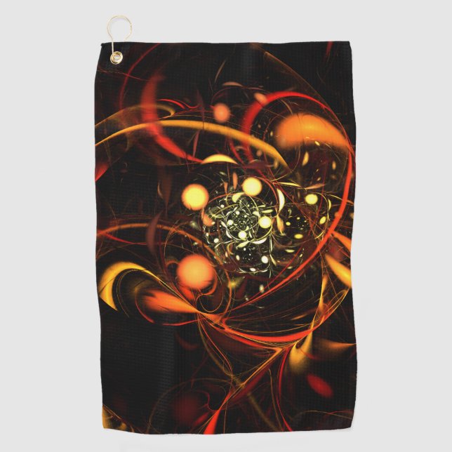 Serviette De Golf Heartbeat (Devant)