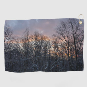 Serviette De Golf Hiver Sunrise I Pastel Paysage naturel