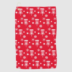 Serviette de golf Holiday Disk - Rouge & Blanc