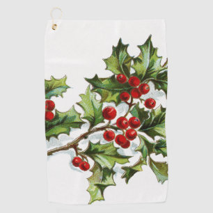 Serviette De Golf HollyBerries 001