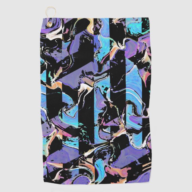Serviette De Golf Horreur pour les yeux  (Devant)