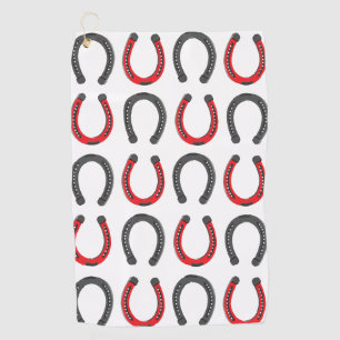 Serviette De Golf Horseshoe Good Luck Horseshoe