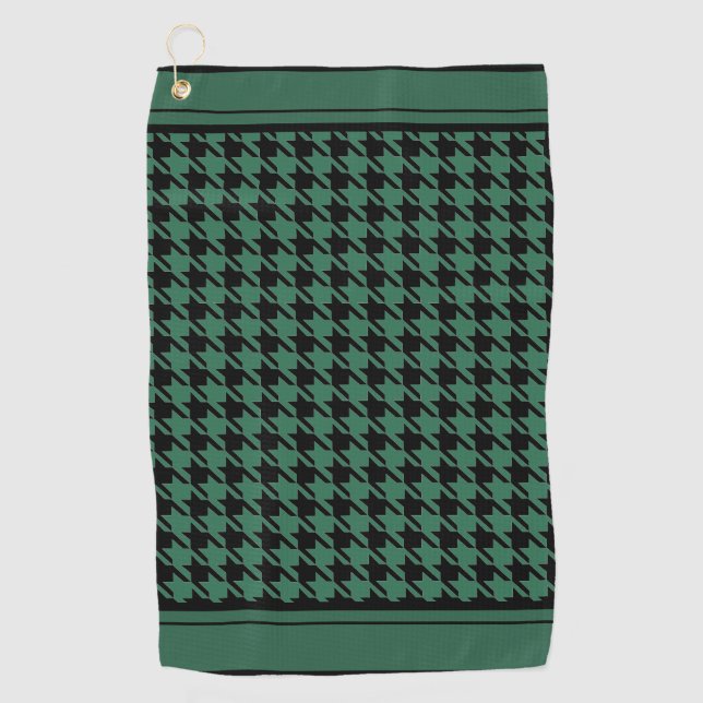 Serviette de golf Houndstooth (Devant)