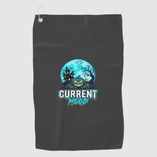 Serviette De Golf Humeur actuelle d'Halloween Citrouille Hantée