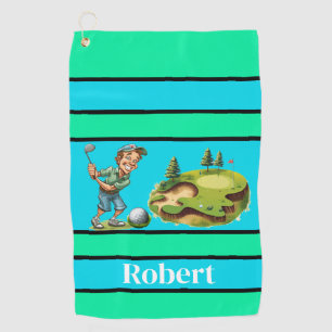 Serviette De Golf Humour De Golf En Design