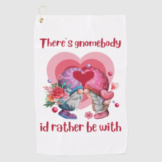 Serviette De Golf Il y a un gnomebody id plutôt avec