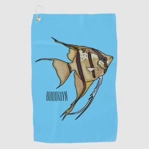 Serviette De Golf Illustration d'angelfish