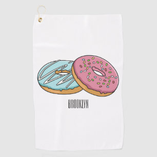 Serviette De Golf Illustration de Donut