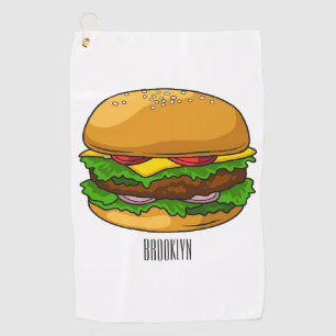 Serviette De Golf Illustration de Hamburger