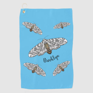 Serviette De Golf Illustration de la papine géante léopard