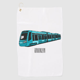 Serviette De Golf Illustration de locomotive électrique