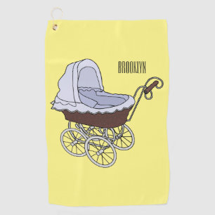 Serviette De Golf Illustration de poussette