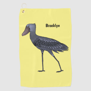 Serviette De Golf Illustration d'oiseau de cordonnier