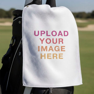 Serviette De Golf Image pleine taille blanche