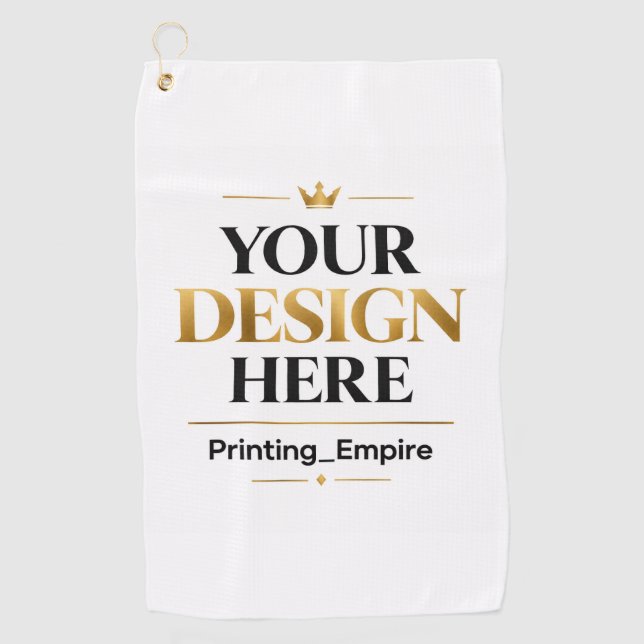 Serviette De Golf Impression personnalisée - Commande en gros sans m (Devant)