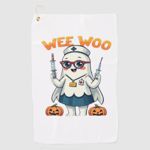 Serviette De Golf Infirmière Halloween prêt T-shirt classique