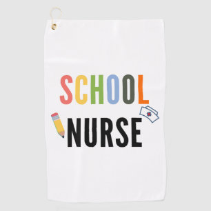 Serviette De Golf Infirmière scolaire