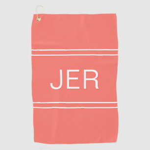 Serviette De Golf Initiales de 3 lettres Monogrammées Meilleur golfe