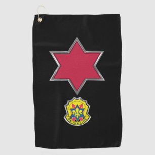 Serviette De Golf Insigne de la 6e division d'infanterie