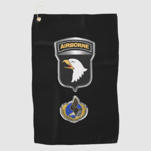 Serviette De Golf Insigne de patch personnalisé de la 101e division