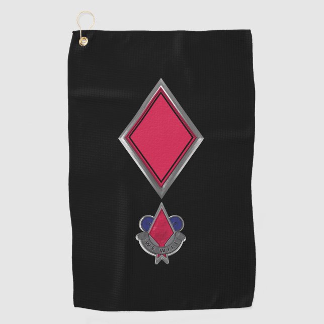 Serviette De Golf Insigne de patch personnalisé de la 5e division d' (Devant)