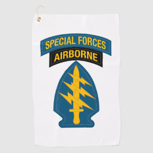 Serviette De Golf Insigne des forces spéciales - Onglet aéroporté
