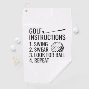 Serviette De Golf Instructions Golf