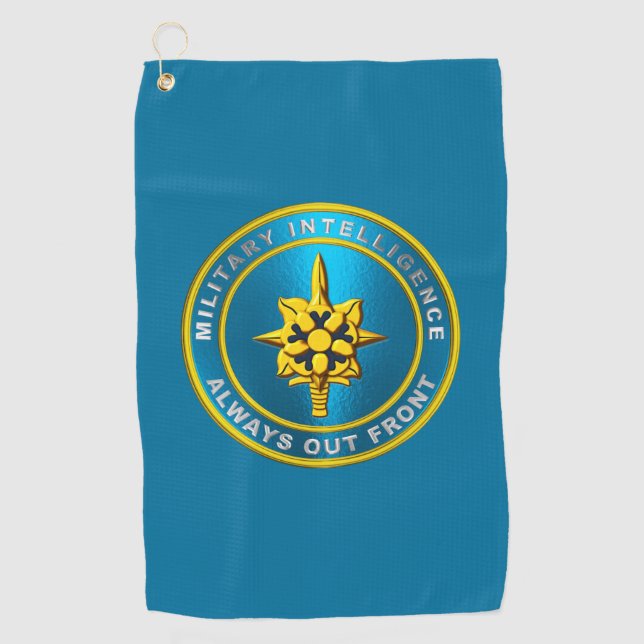 Serviette De Golf Intelligence militaire MI (Devant)