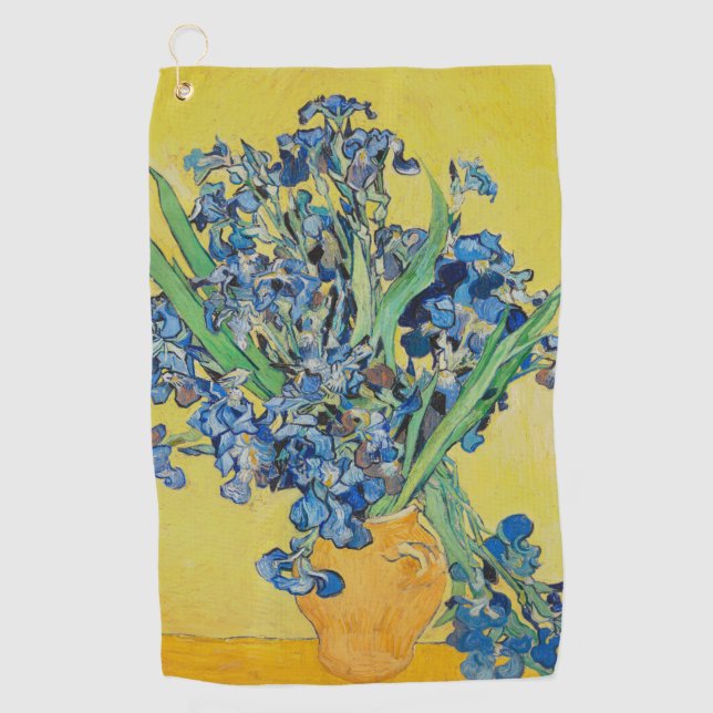 Serviette De Golf Irises Vincent van Gogh (Devant)