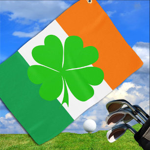Serviette De Golf Irish Flag & Irlande golf /sports Golf Dublin