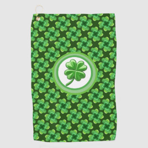 Serviette De Golf Irlandais Lucky Clover