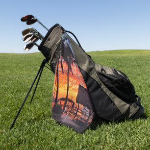 Serviette De Golf Islamorada, coucher de soleil de Floride